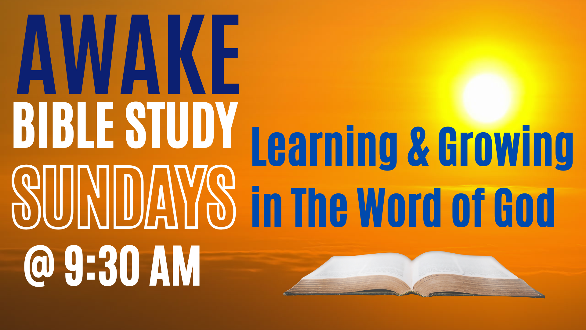 Awake Bible Study | Learn and grow in God’s Word Awake Bible Study @ Repairers Church | Olive Branch, MS